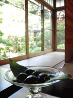 京都の和菓子屋 茶寮 宝泉