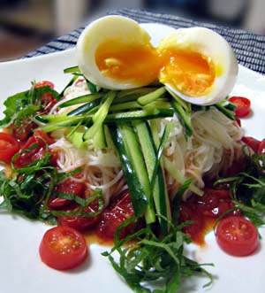 トマトそうめん