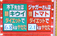 ジャガー横田 夫妻 ダイエット 結果